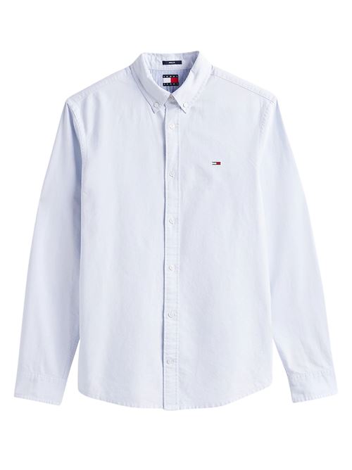 Camicia celeste in cotone Tommy Jeans | DM0DM21298C3Q